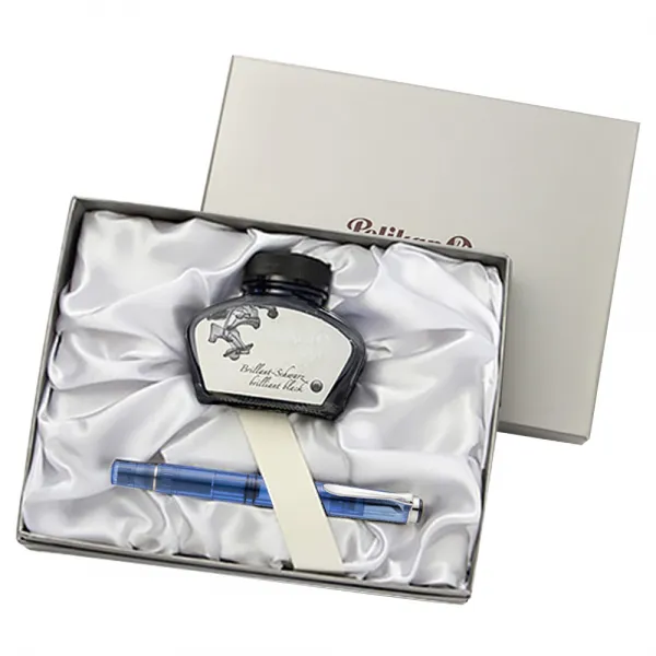 pelikan 만년필 병잉크세트 M205, F, 블루데몬