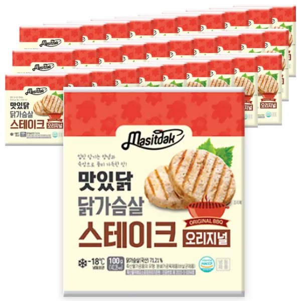 맛있닭 닭가슴살 스테이크 오리지널, 100g, 50팩