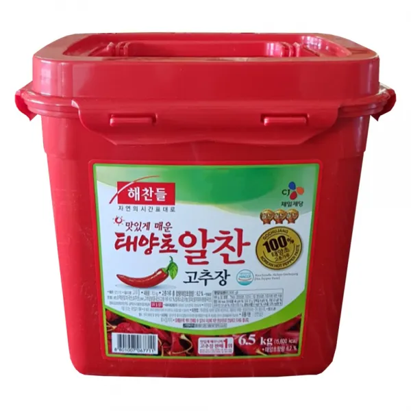 해찬들 태양초알찬고추장, 6.5kg, 1개