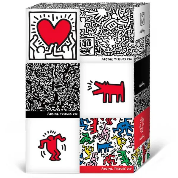 키스해링 ART 미니티슈, 6개입, 1개