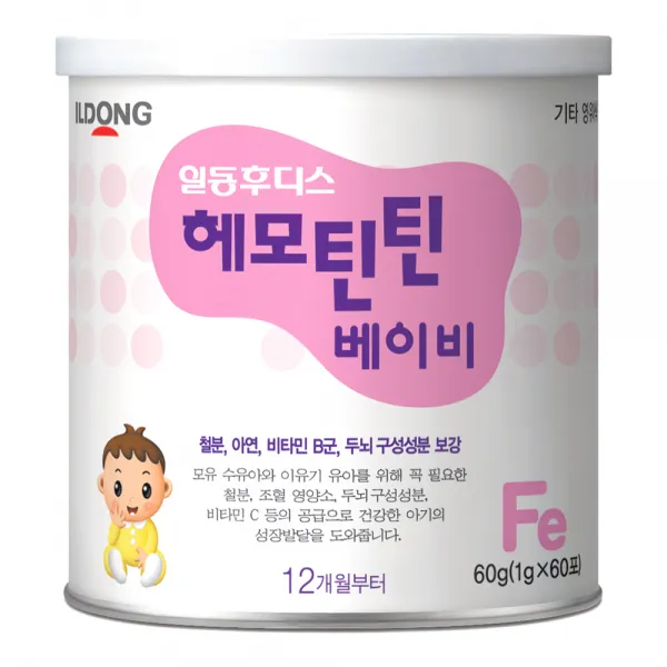 일동후디스 헤모틴틴 베이비 유아식, 60개입