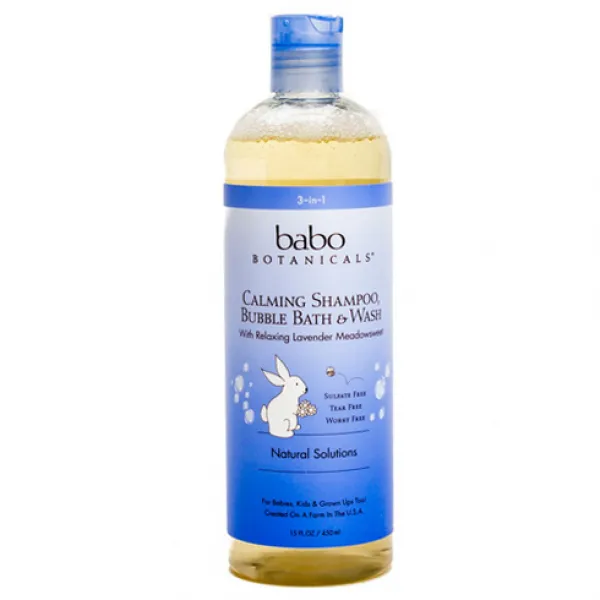 바보보타니컬스 카밍 샴푸 버블 배스 & 워시 올인원클렌저 릴렉싱 라벤더 메도스위트, 450ml, 1개