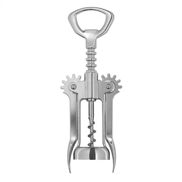 Collins Accessories 오거 윙드 코르크스크류 와인오프너, Chrome, 1개