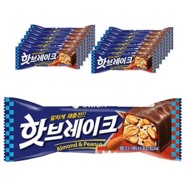 오리온 핫브레이크 50gx15개입, 50g, 15개