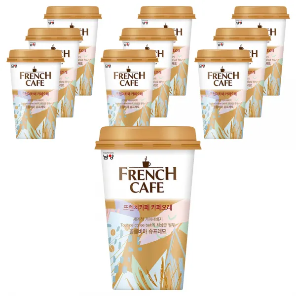 프렌치카페 카페오레 커피음료 200ml 10개