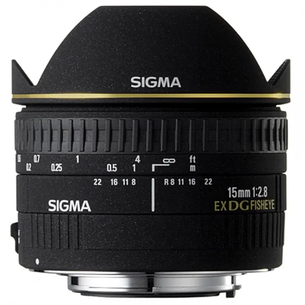 시그마 어안렌즈 15mm F2.8 EX DIAGONAL FISHEYE 니콘마운트용, 단일 상품