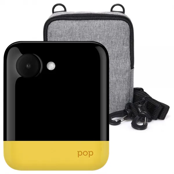 폴라로이드 POP 즉석카메라 모바일 프린터 + 전용 소프트케이스 Gray, POP (Yellow), 1세트