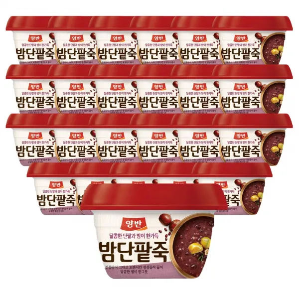 동원 양반 밤단팥죽, 285g, 24개입