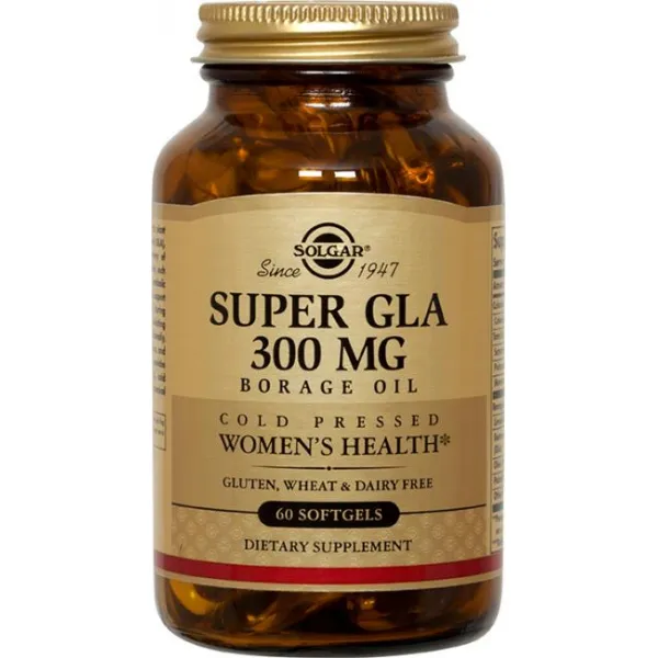 Solgar 슈퍼 GLA 300mg 소프트젤, 60개입, 1개