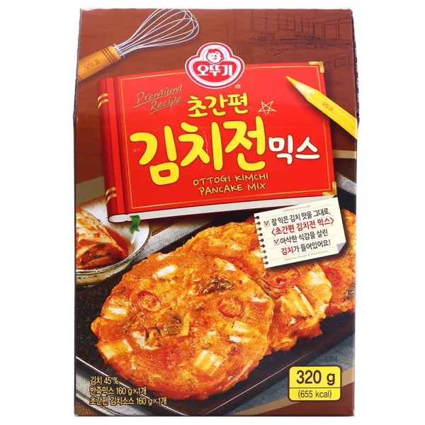 오뚜기 초간편 김치전 믹스, 320g, 1개
