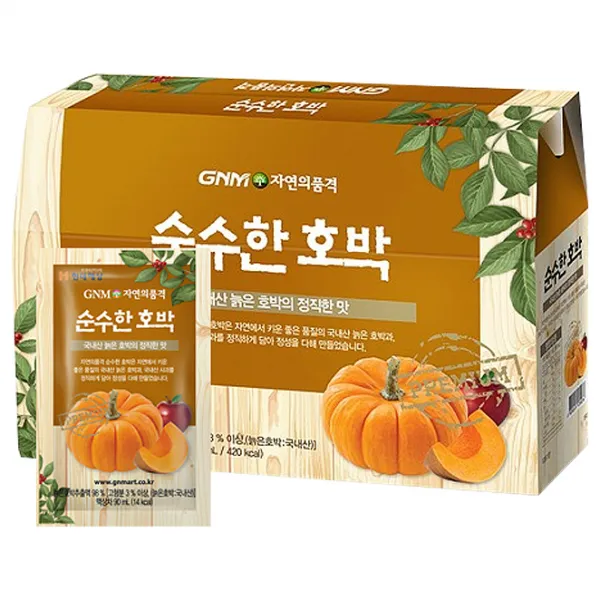 GNM자연의품격 순수한 호박즙, 90ml, 30개입