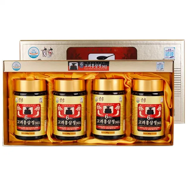 6년근 고려홍삼정 365 4개입 + 쇼핑백 960g 2세트