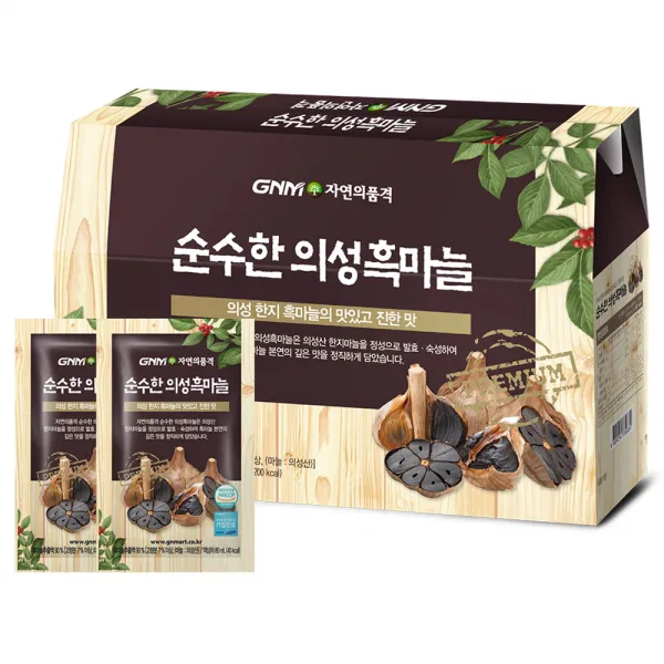 Gnm자연의품격 순수한 의성 흑마늘즙 80ml 30개입