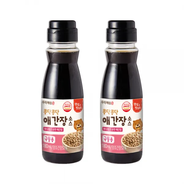 미즈앤코 콩닥콩닥 애간장 소스, 국물용, 2개입