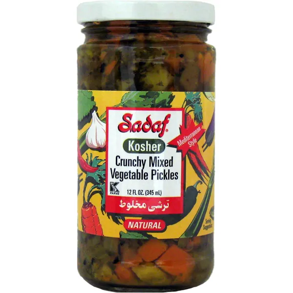Sadaf 코셔 크런치 믹스드 베지터블 피클, 1개, 345ml