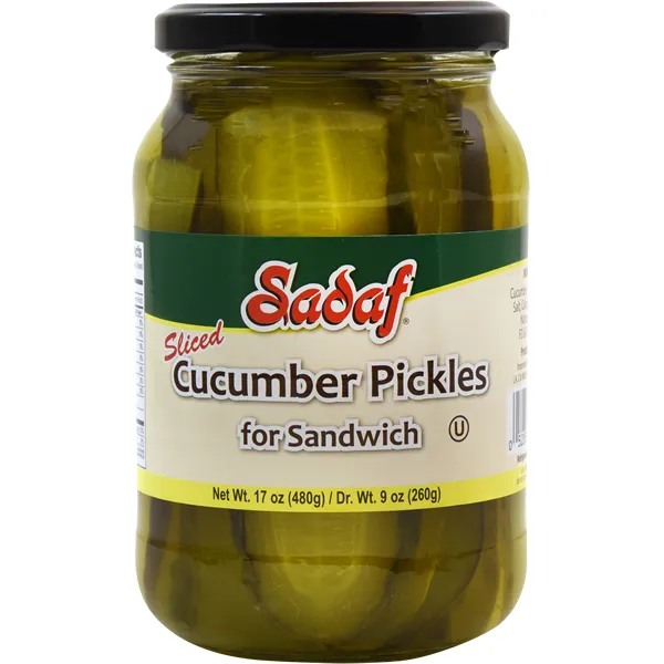 사다프 슬라이스드 큐컴버 피클 포 샌드위치, 480g, 1개