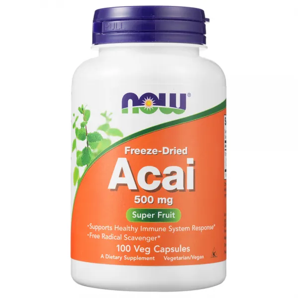 Now Foods Acai 500mg 베지 캡슐 100개입 1개