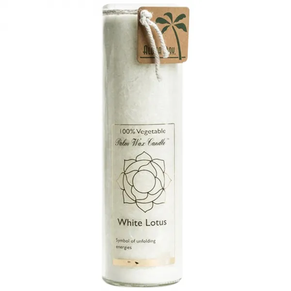 알로하베이 베지터블 팜 왁스 자캔들, White Lotus, 1개