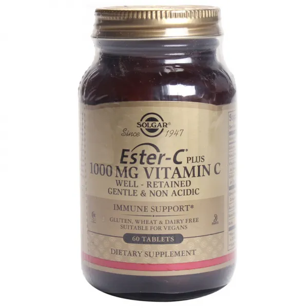 솔가 에스터-C 플러스 1000mg 비타민 C 타블렛, 60개입, 1개