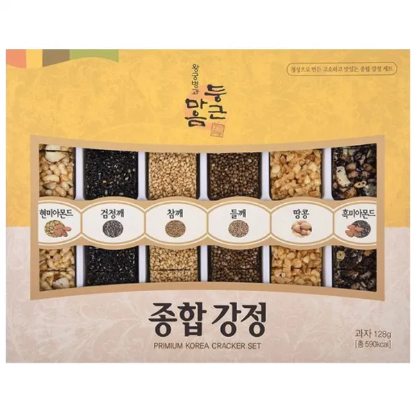 왕궁병과 둥근마음 종합강정(128g), 128g, 단품