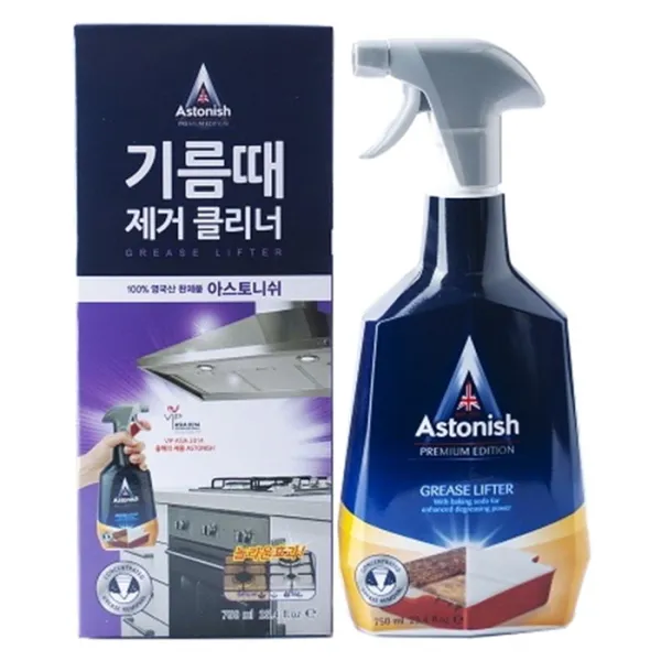 아스토니쉬 기름 때 제거 클리너 스프레이형, 750ml, 1개
