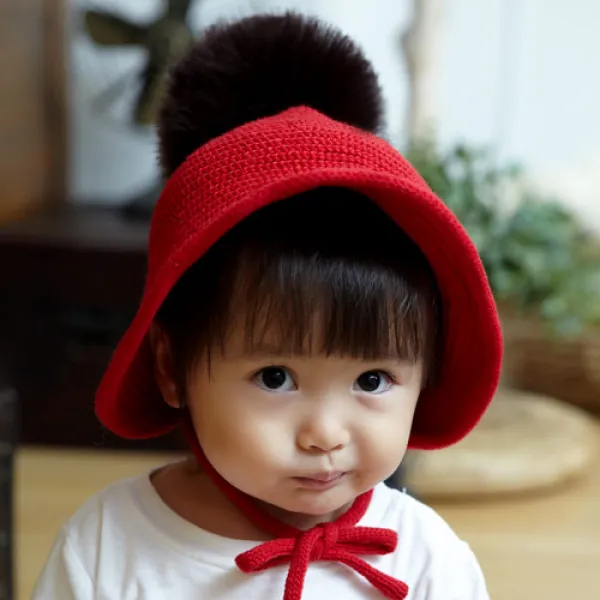 해피젬 여아용 와이어 왕방울모자