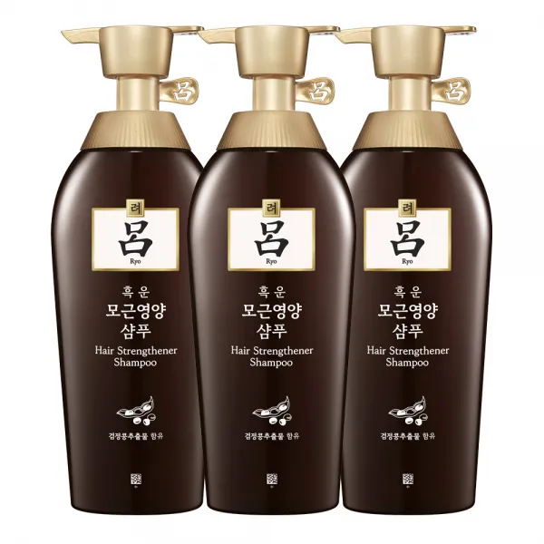 려 흑운 모근영양 샴푸 500ml 3개