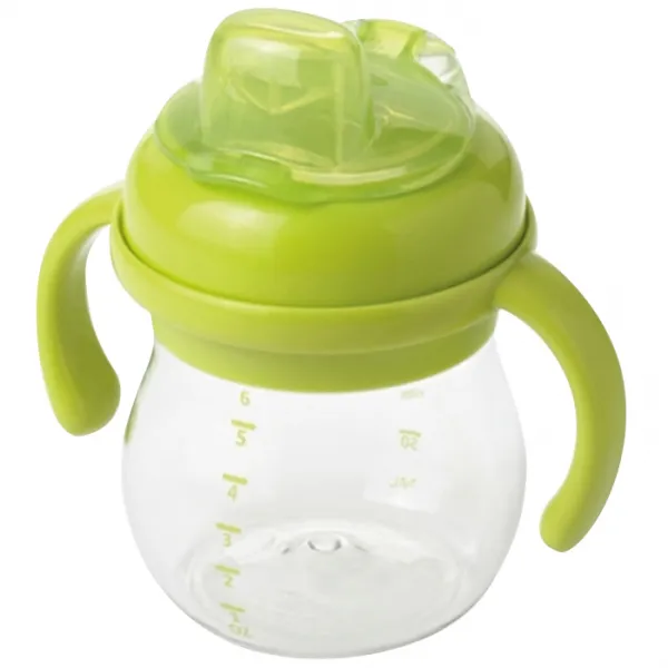 옥소토트 양손잡이 소프트 스파우트컵 175ml, 그린, 1개