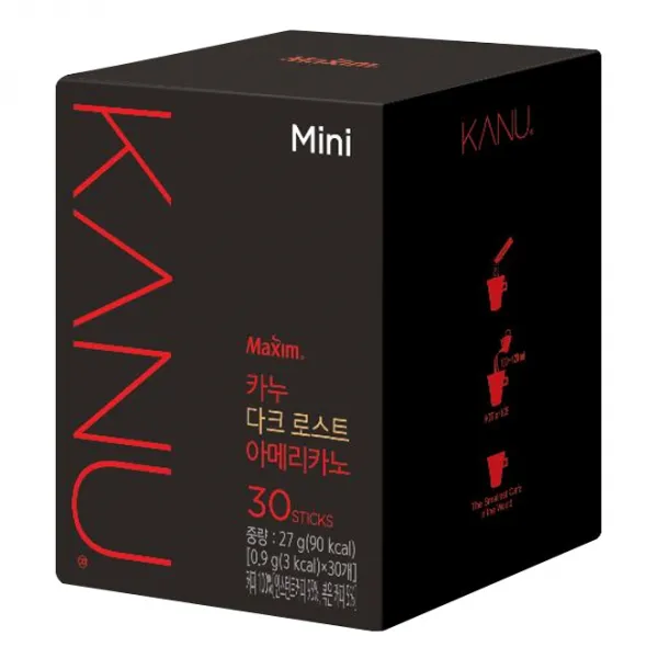 카누 다크 로스트 아메리카노 미니 원두커피믹스, 27g, 1개