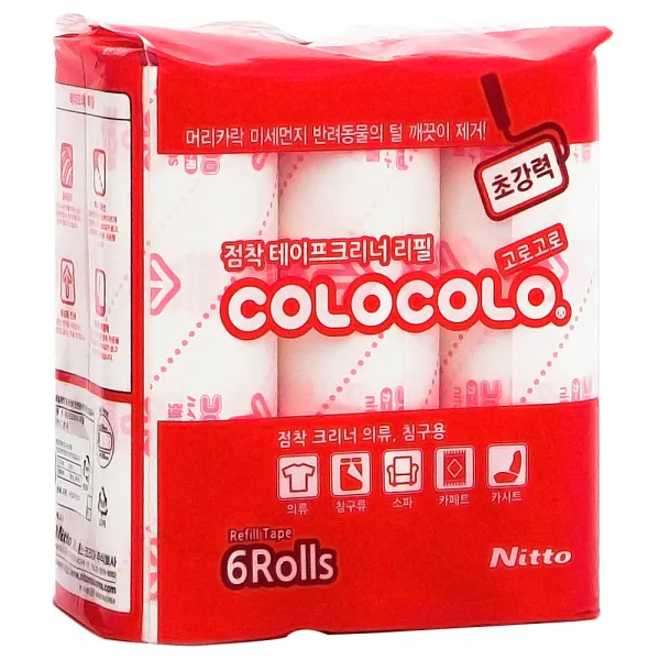 고로고로 초강력 테이프클리너 리필 6개입 1팩