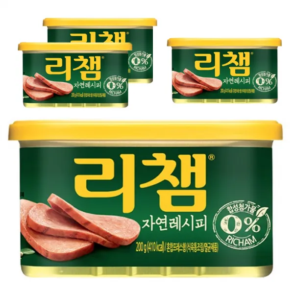 리챔 자연레시피, 200g, 4개