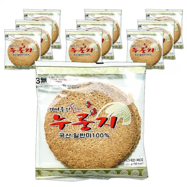 참좋은식품 가마솥의 누룽지, 200g, 10개