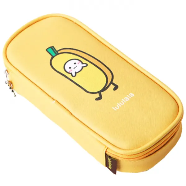 포포팬시 룰루랄라 멀티 파우치형 필통, 바나나, 1개