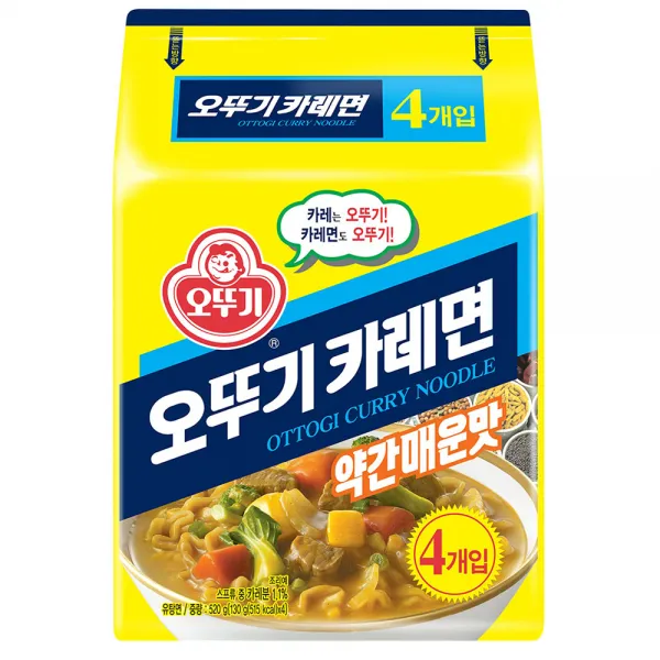 오뚜기 카레면 130g 4개입