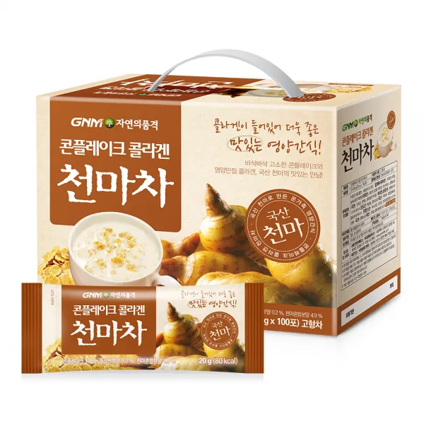 GNM자연의품격 콘플레이크 콜라겐 천마차, 20g, 100개입