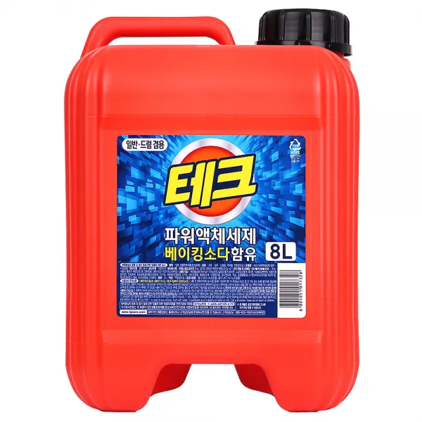 테크 파워 액체세제 대용량 본품 8l 1개