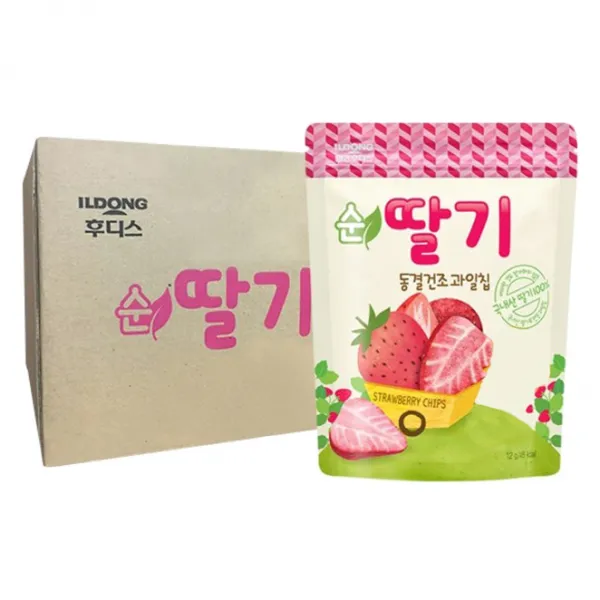 일동후디스 동결건조과일칩, 순딸기, 10개입