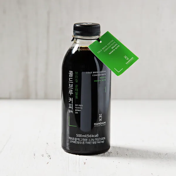 핸디엄 냉장 콜드브루 커피원액 브라질 몬테알토, 500ml, 1개