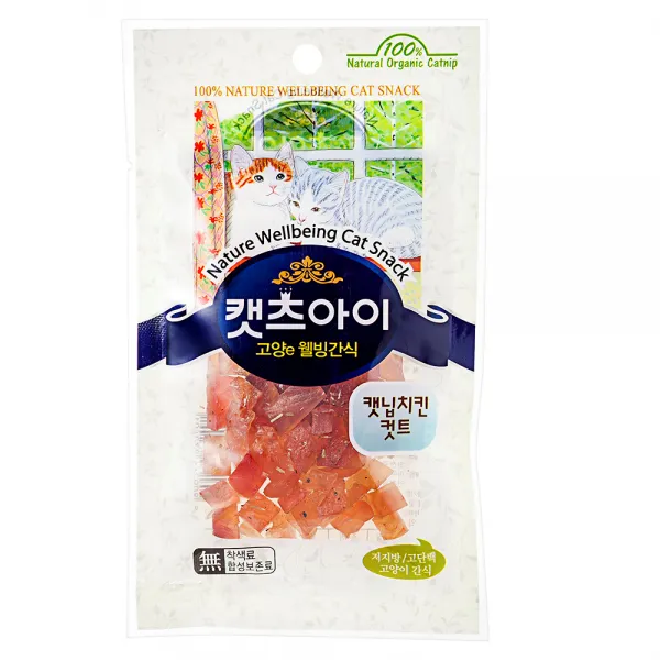 캣츠아이 고양e 웰빙간식 닭, 캣닙치킨컷트, 1개