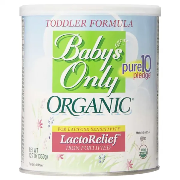 Baby's Only Organic 토들러 포뮬러 락토릴리프, 360g, 1개