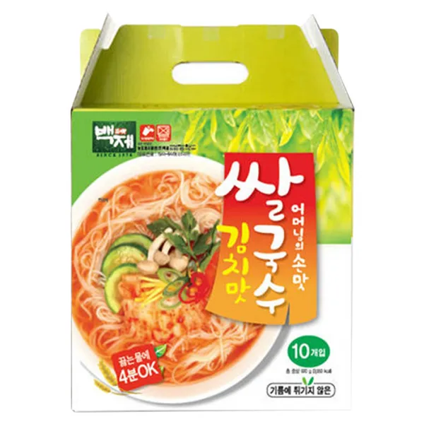 백제 김치맛 쌀국수 선물세트 92g 10개입