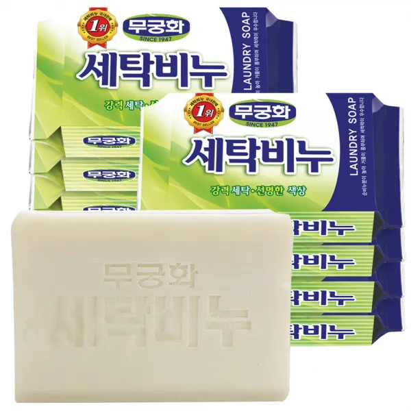 무궁화 전통 세탁비누, 230g, 8개입