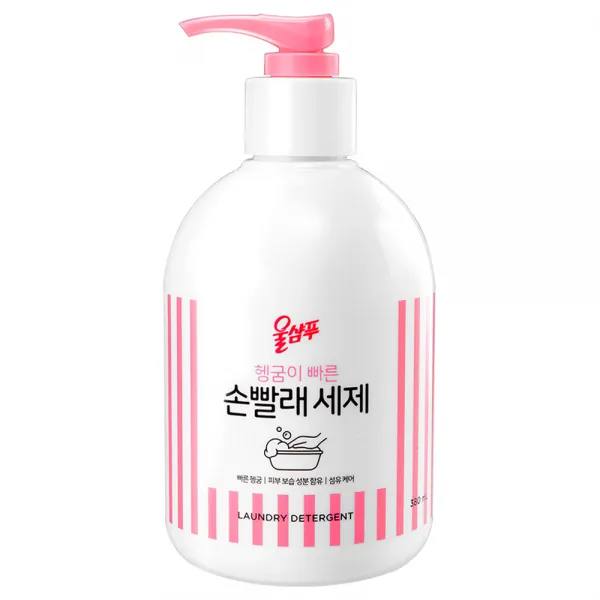 울샴푸 손빨래 세제 용기, 380ml, 1개