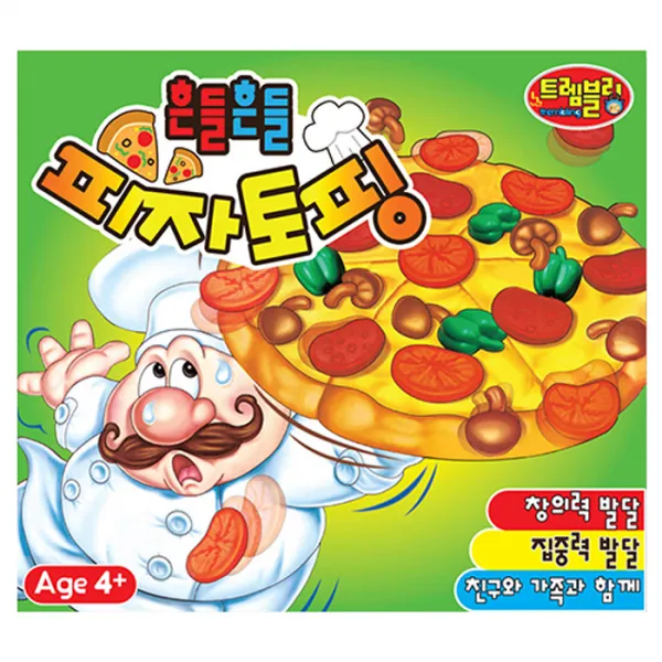 애들랜드 흔들흔들 피자토핑 보드게임, 혼합색상