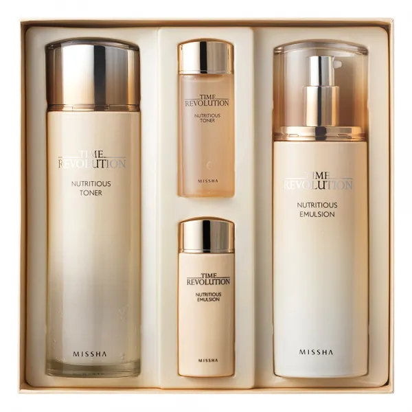 미샤 타임 레볼루션 뉴트리셔스 토너 150ml + 에멀전 130ml 세트, 1세트