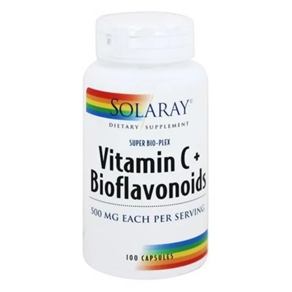 솔라레이 비타민 C+바이오플라보노이드 500mg 캡슐, 100개입, 1개