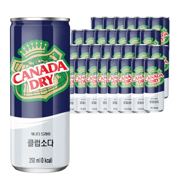 코카콜라 캐나다 드라이 클럽소다 250ml 30개