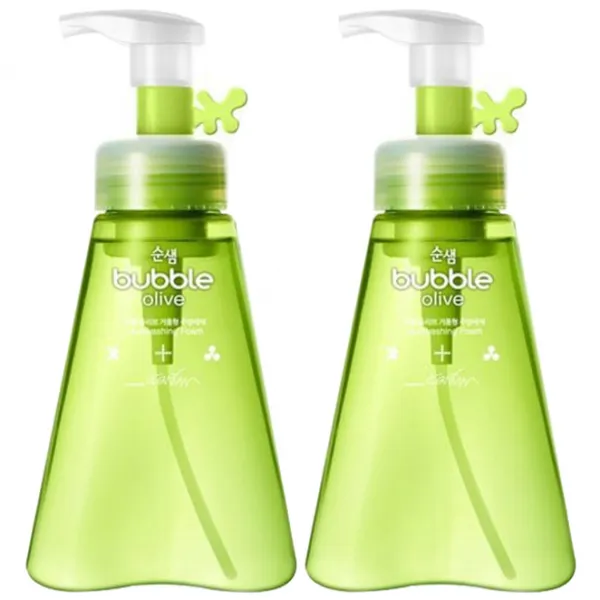 애경 순샘 버블 올리브 주방세제, 350ml, 2개