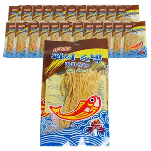 피시 스넥 바비큐향, 15g, 24개