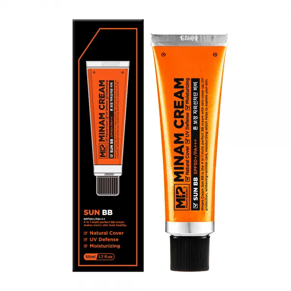 미프 미남크림 썬 비비 남성용 비비크림 SPF50 PA+++, 단일 색상, 1개